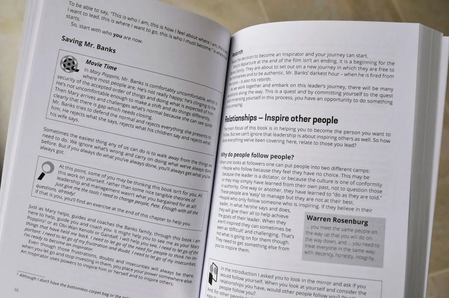 Inspirators. Pete Cohen's book about leadership.