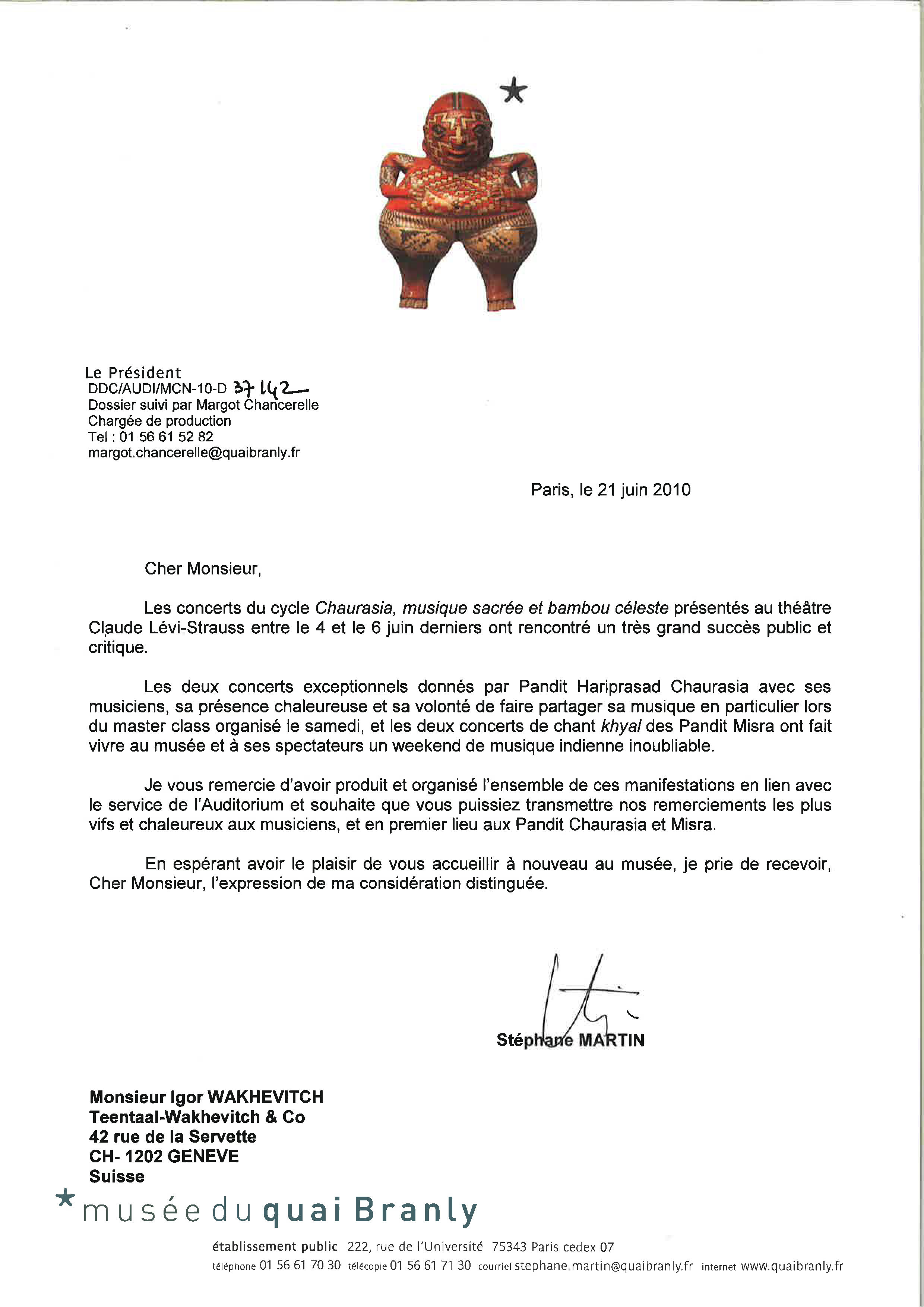 Lettre de remerciement du Président Stéphane Martin to  IGOR-1.jpg