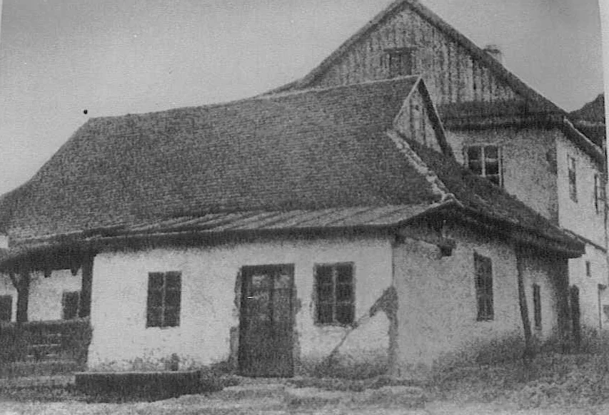 בעל שם טוב SYNAGOGUE OF RABBI YSROEL ben ELIEZER, THE BAAL-SHEM TOV in MEDZHYBIZH, Ukrain (the "Besht* - Beith - Ayin - Shin - Teith ) "the Master of the Good Name" . The Synagogue was destroyed by the nazis.