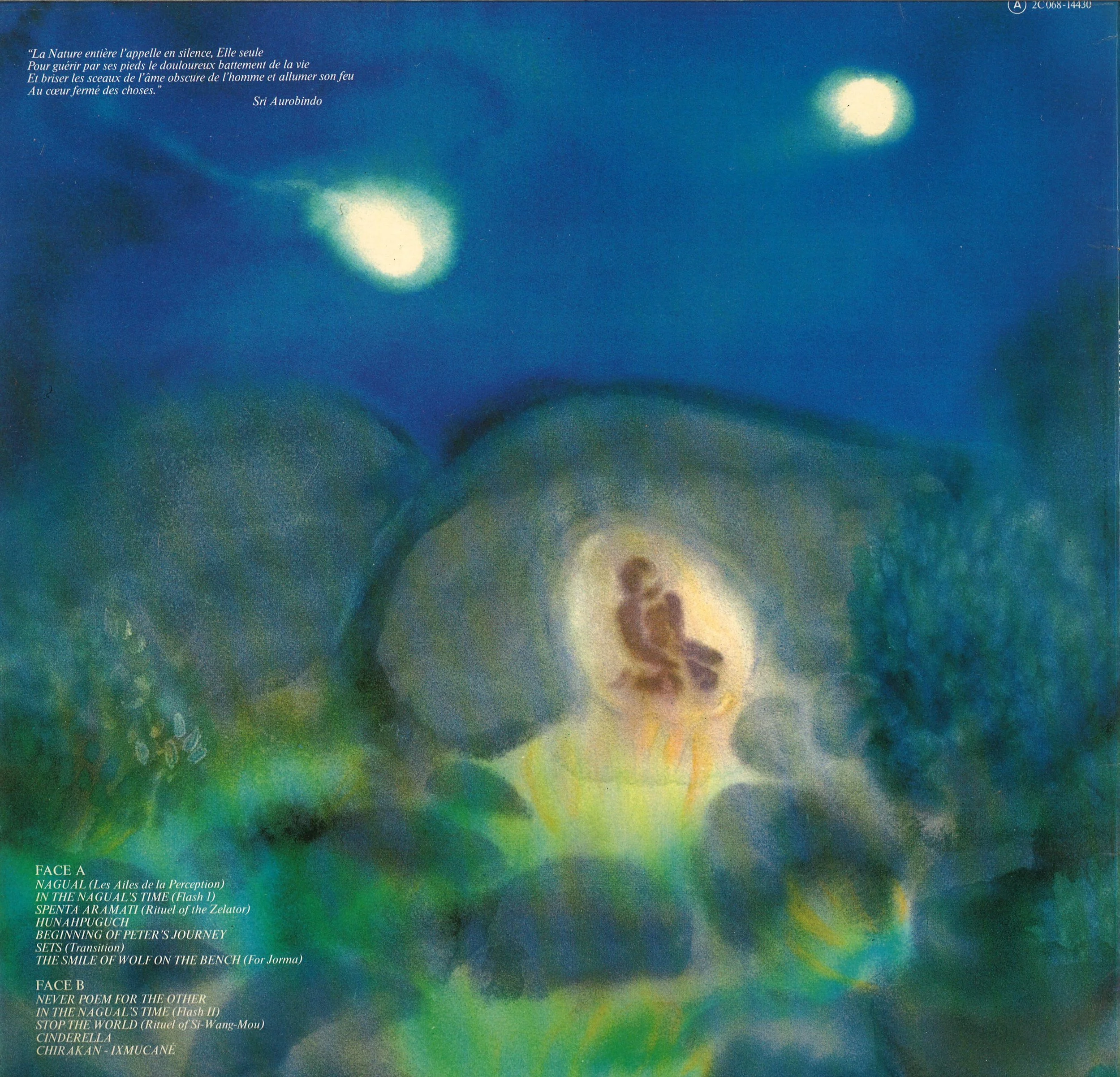 Back side cover “Nagual” (Cover by Olivier Legris)