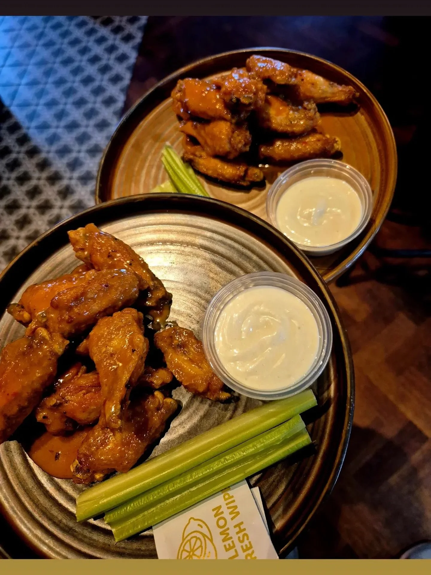 Wings in @ryansbelfast with Ryan&rsquo;s Hot Sauce 🔥 👌