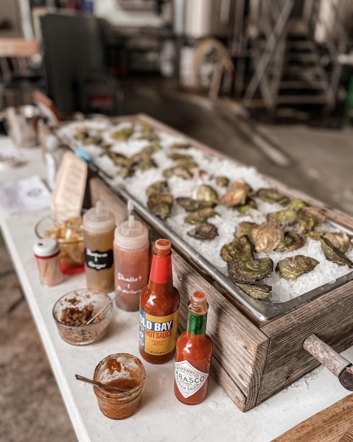 @brothershucker will be at trivia tonight serving up oysters, burgers, and more! See you at 6 sharp.