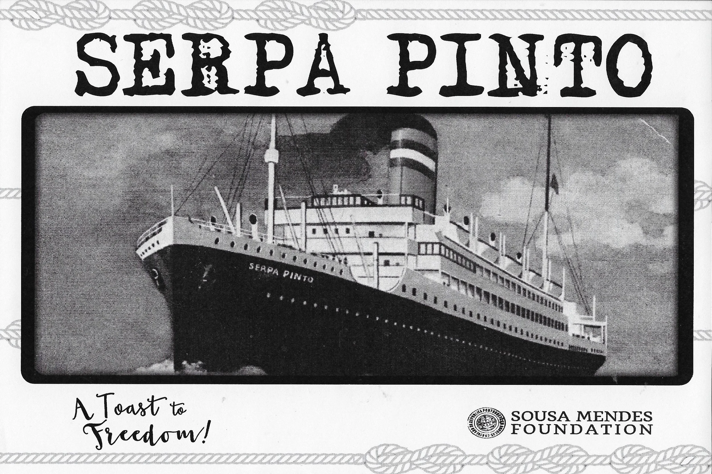 The SS Serpa Pinto made more crossings of the Atlantic during the Second World War than any other civilian vessel, leading to her being termed the Friendship vessel or Destiny ship according to Eckl, Marlen. "Review: Serpa Pinto, the Ship of Destiny" . Casa Stefan Zweig. 