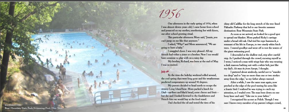 1956 The Swimming Pool At Bear Mountain State Park New York