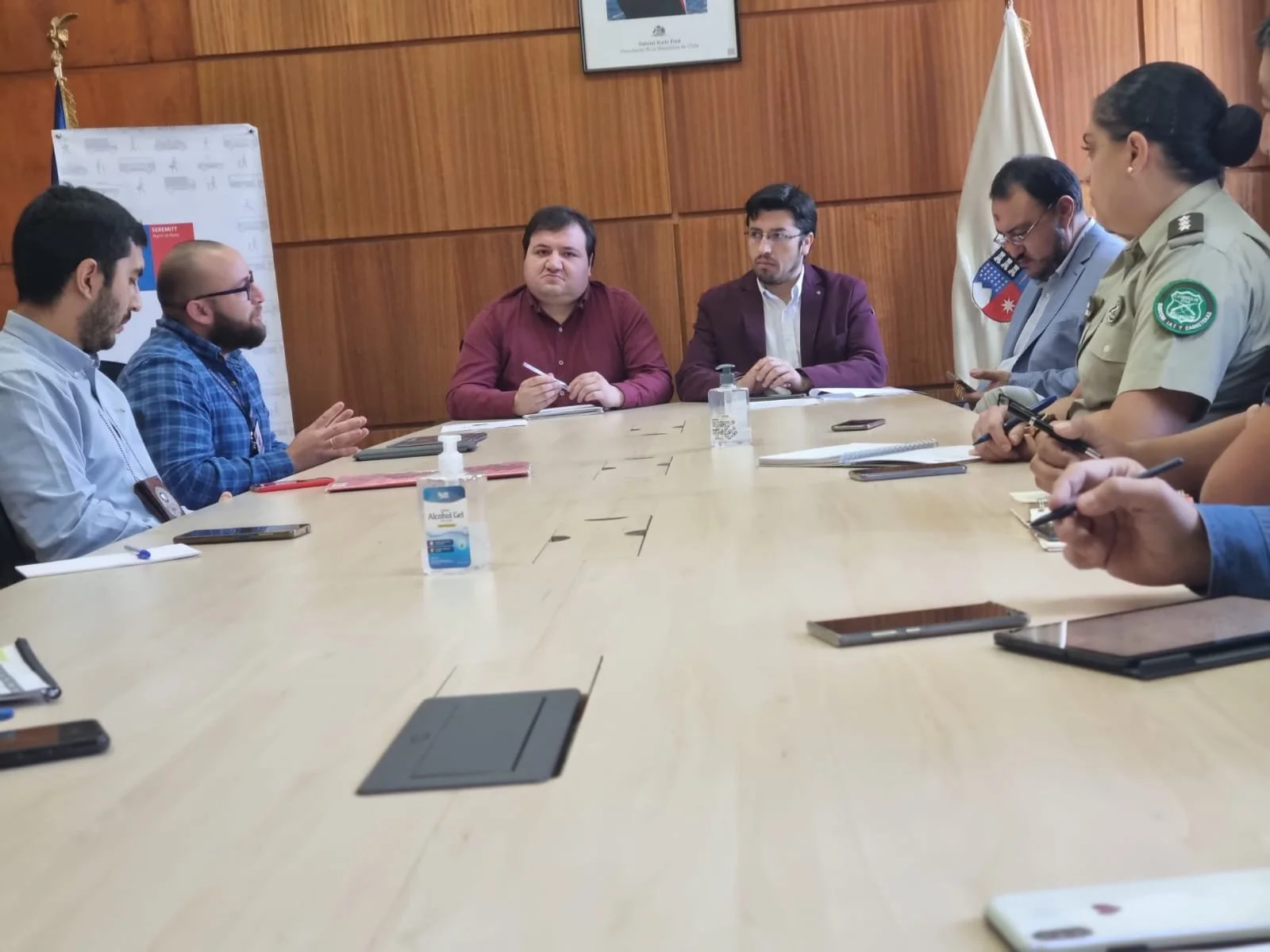 Autoridades realizan mesa de coordinación de prevención y fiscalización para fiestas de fin de año