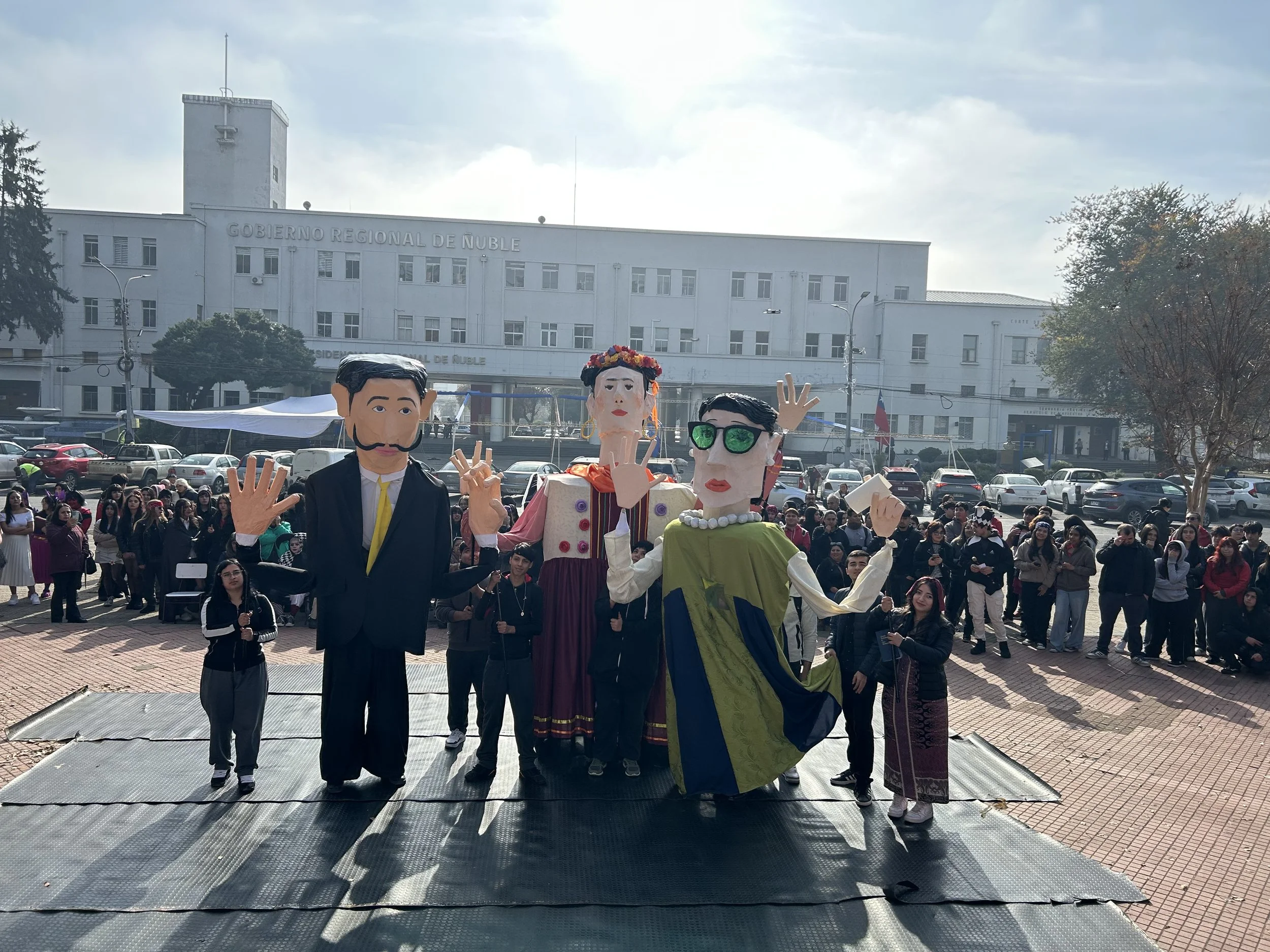  Ñuble se llenó de arte, intervenciones y conversaciones en torno a la Semana de la Educación Artística