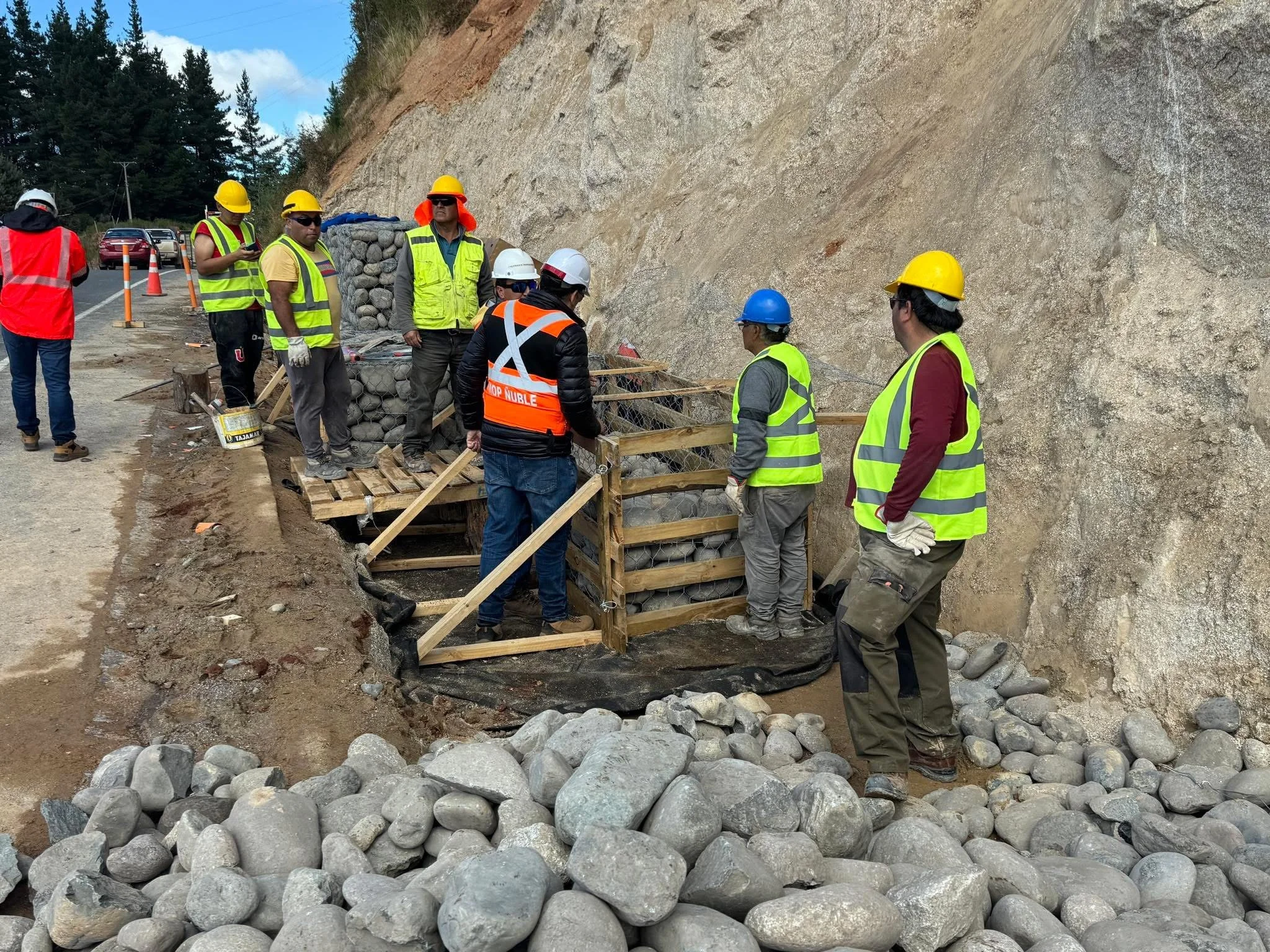 MOP finalizó construcción de enrocado de protección en la ruta costera de Coelemu