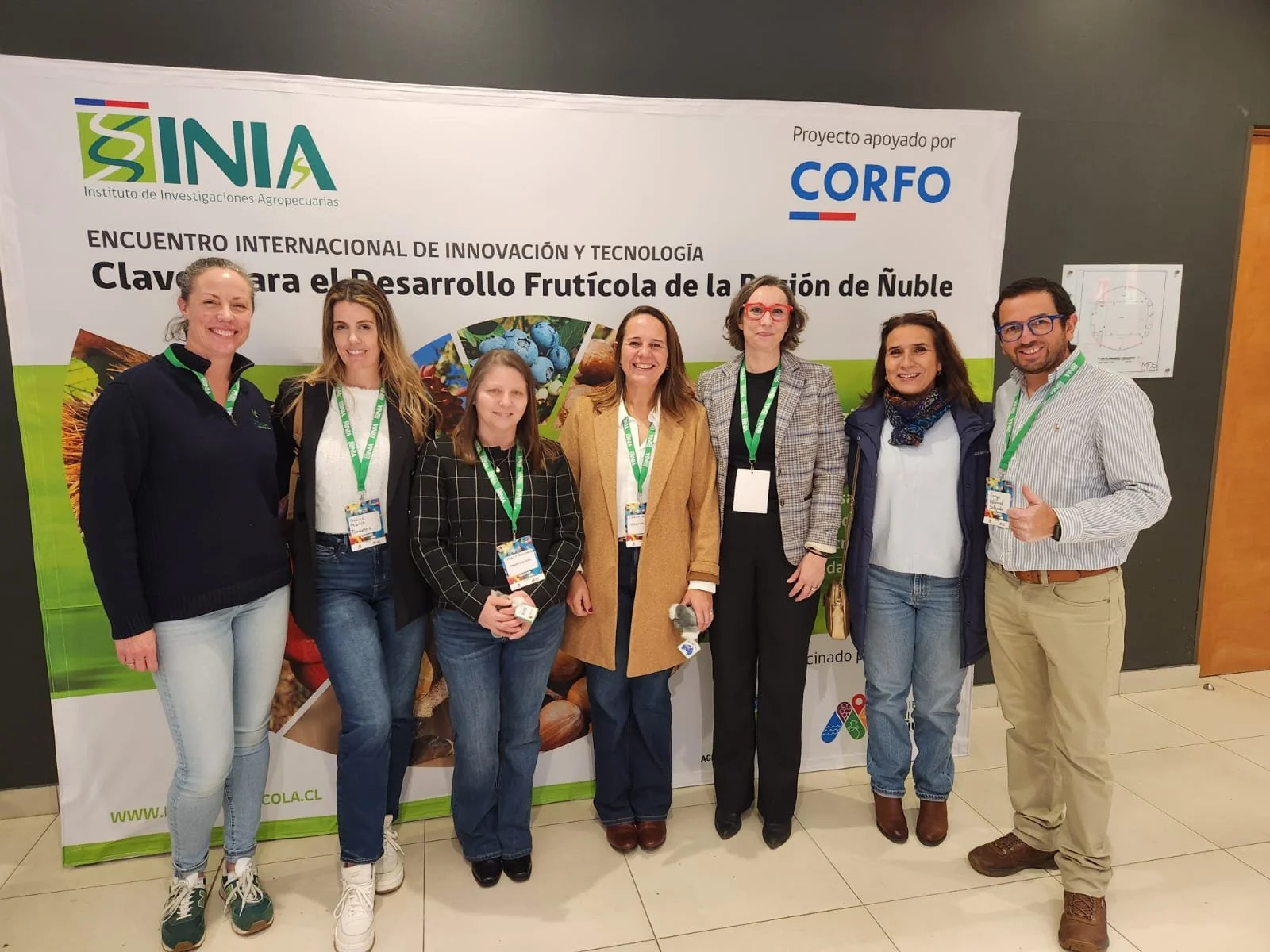 Ñuble proyecta su liderazgo frutícola con gran convocatoria en encuentro internacional organizado por INIA