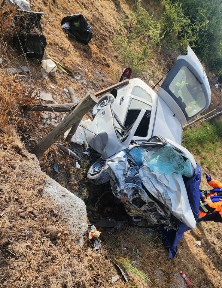 Fatal accidente en la Ruta Chillán–Yungay deja una persona fallecida a la altura del puente Las Lajuelas