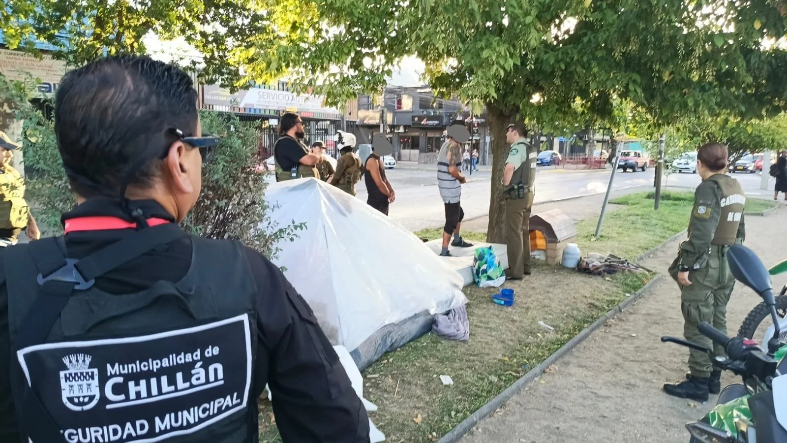 Retiran rucos irregulares en varios sectores de uso público en sector norte de Chillán