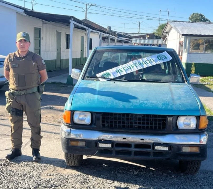 Vehículo robado en la madrugada es recuperado por Carabineros del SEBV Ñuble en Chillán