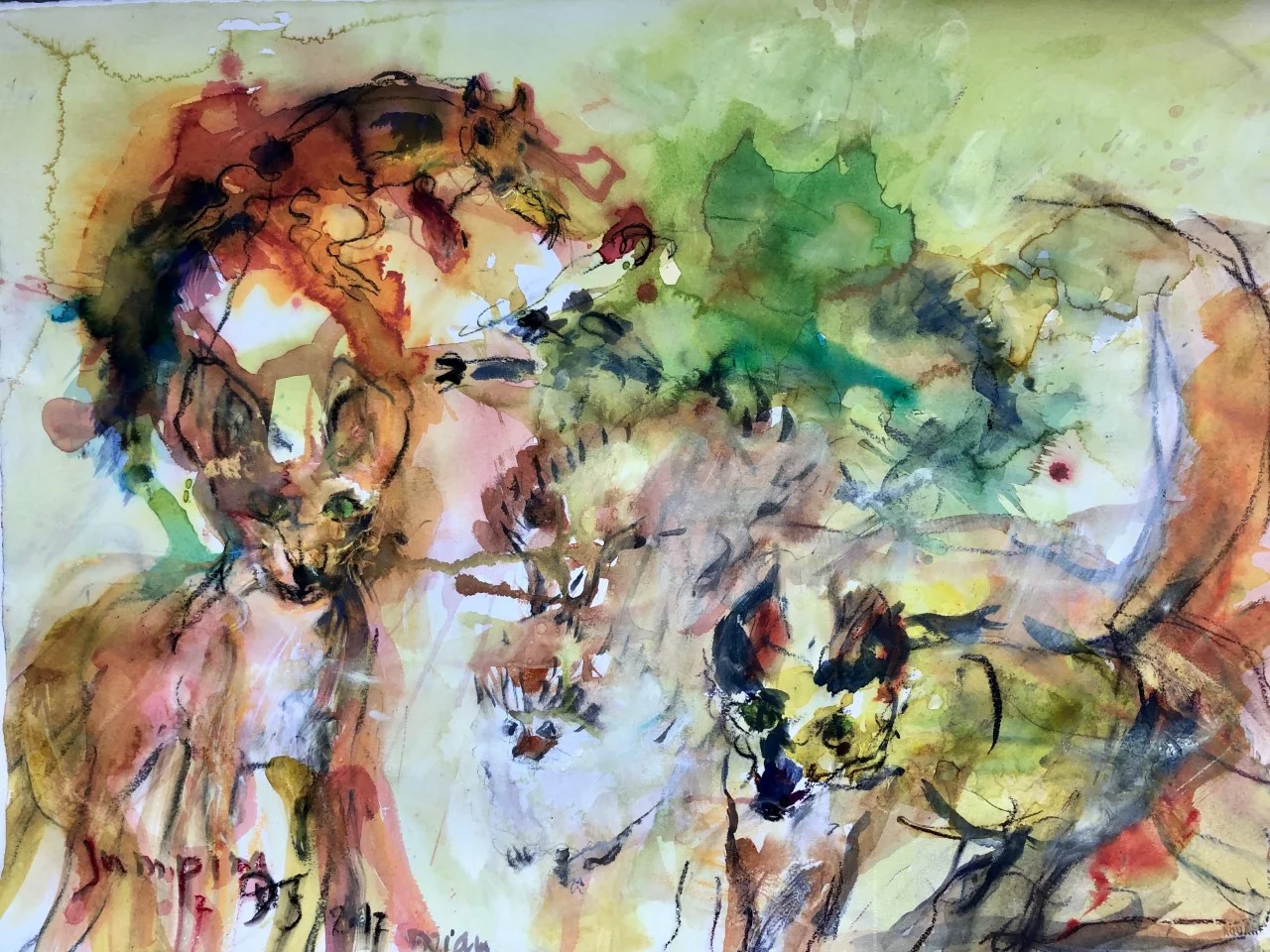Jumping Creatures III