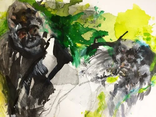 Gorilla with Infant