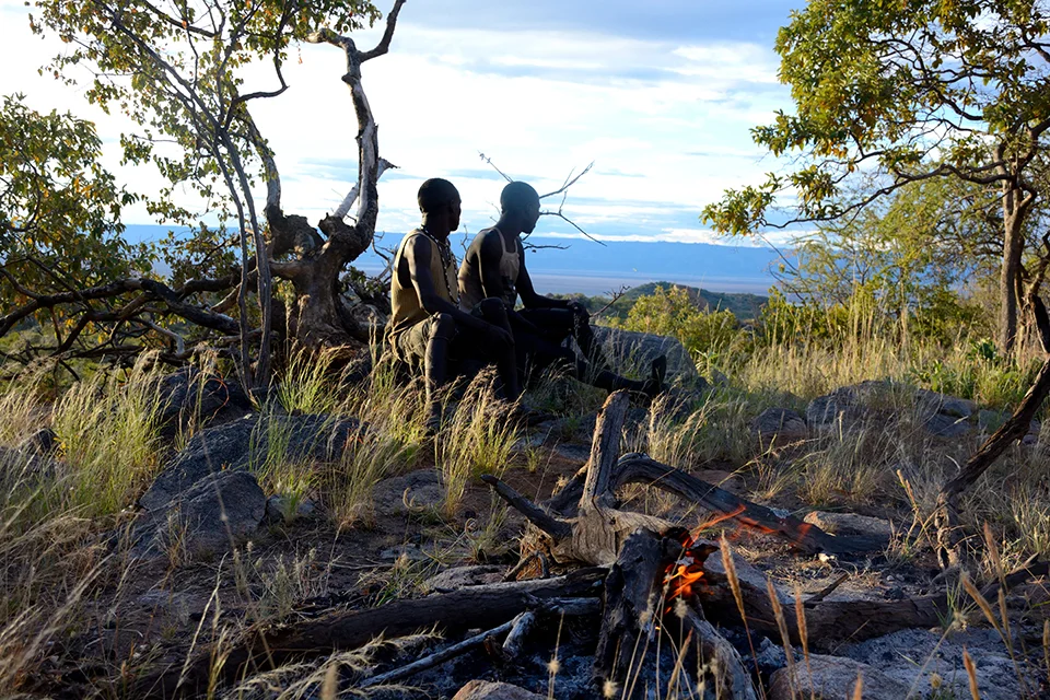Hadzabe looking out over their land thanks in large part to the hard work of UCRT