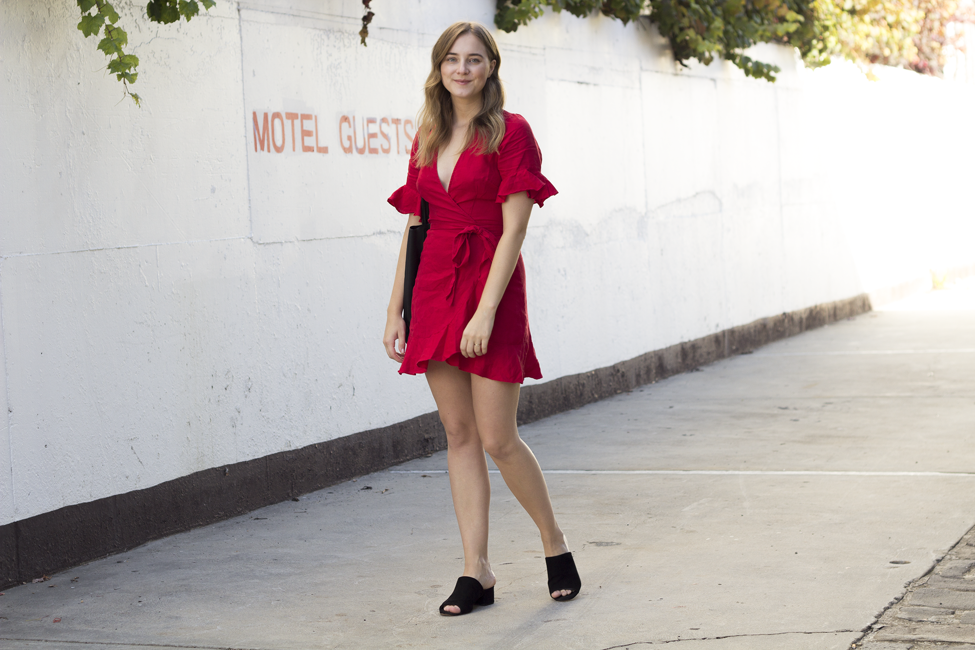 Glassons Red Wrap Dress10.png