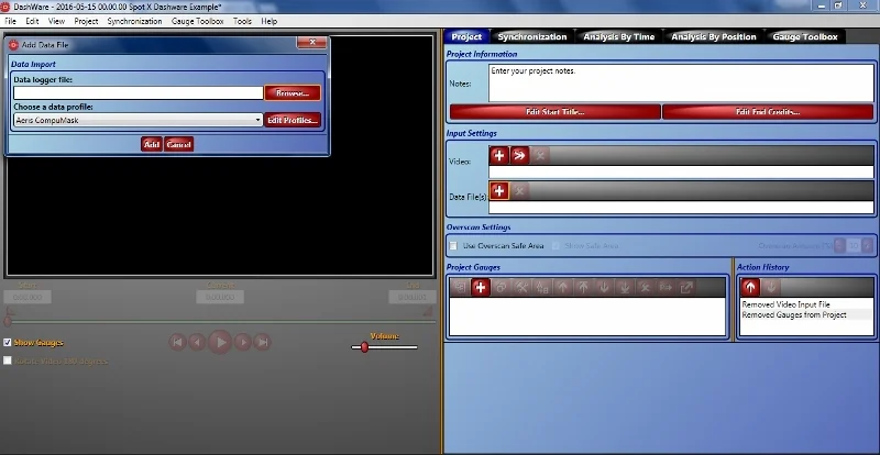 Spot X Blog Dashware Import