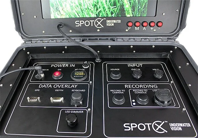 Spot X real-time topside monitor control panel