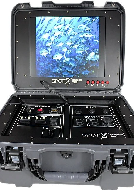 Spot X real-time drop camera topside console front