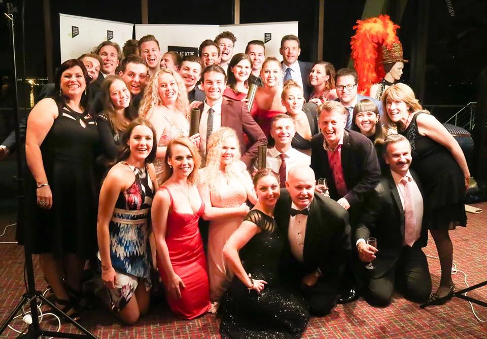 Some of the Cast of WICKED - Winner Best Ensemble Community Musical Theatre, Tas Theatre Awards 2016