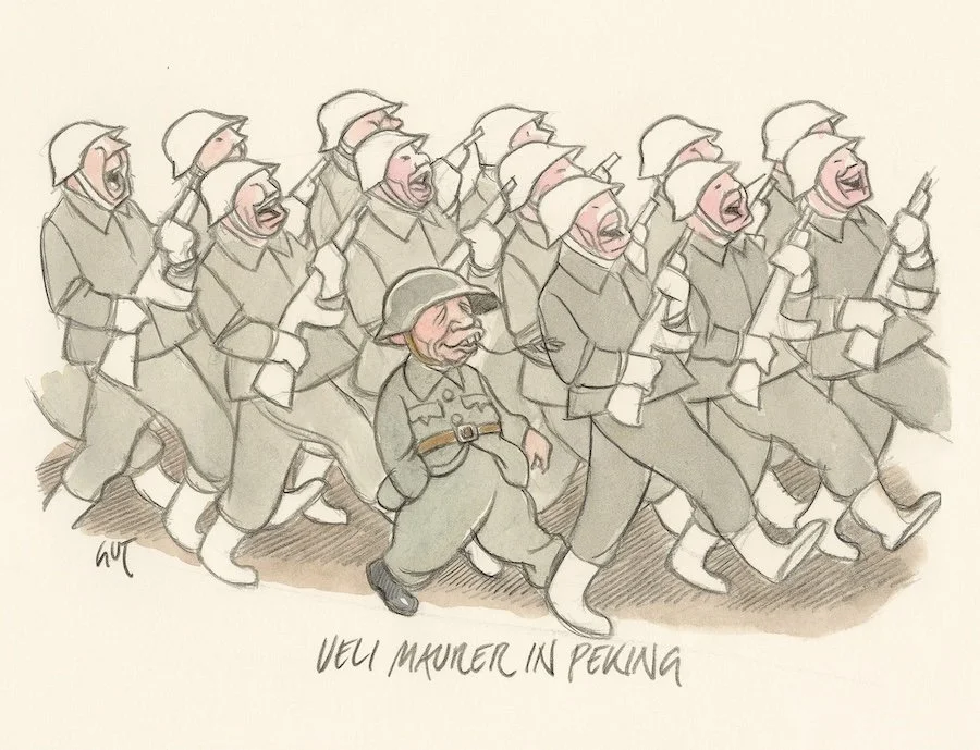 UELI MAURER BEI MILITÄRPARADE IN PEKING