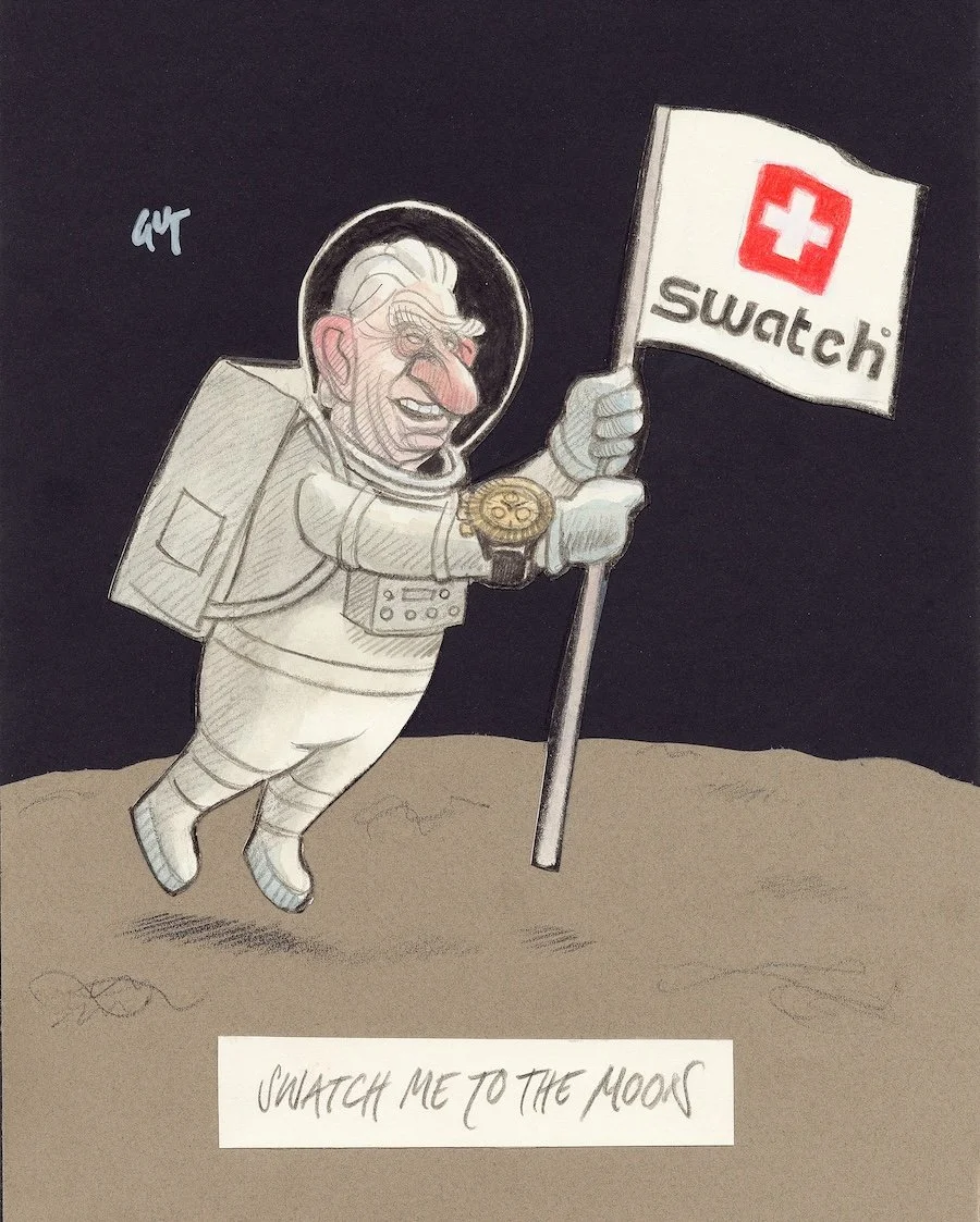 NICK HAYEK LANCIERT DIE MOONSWATCH