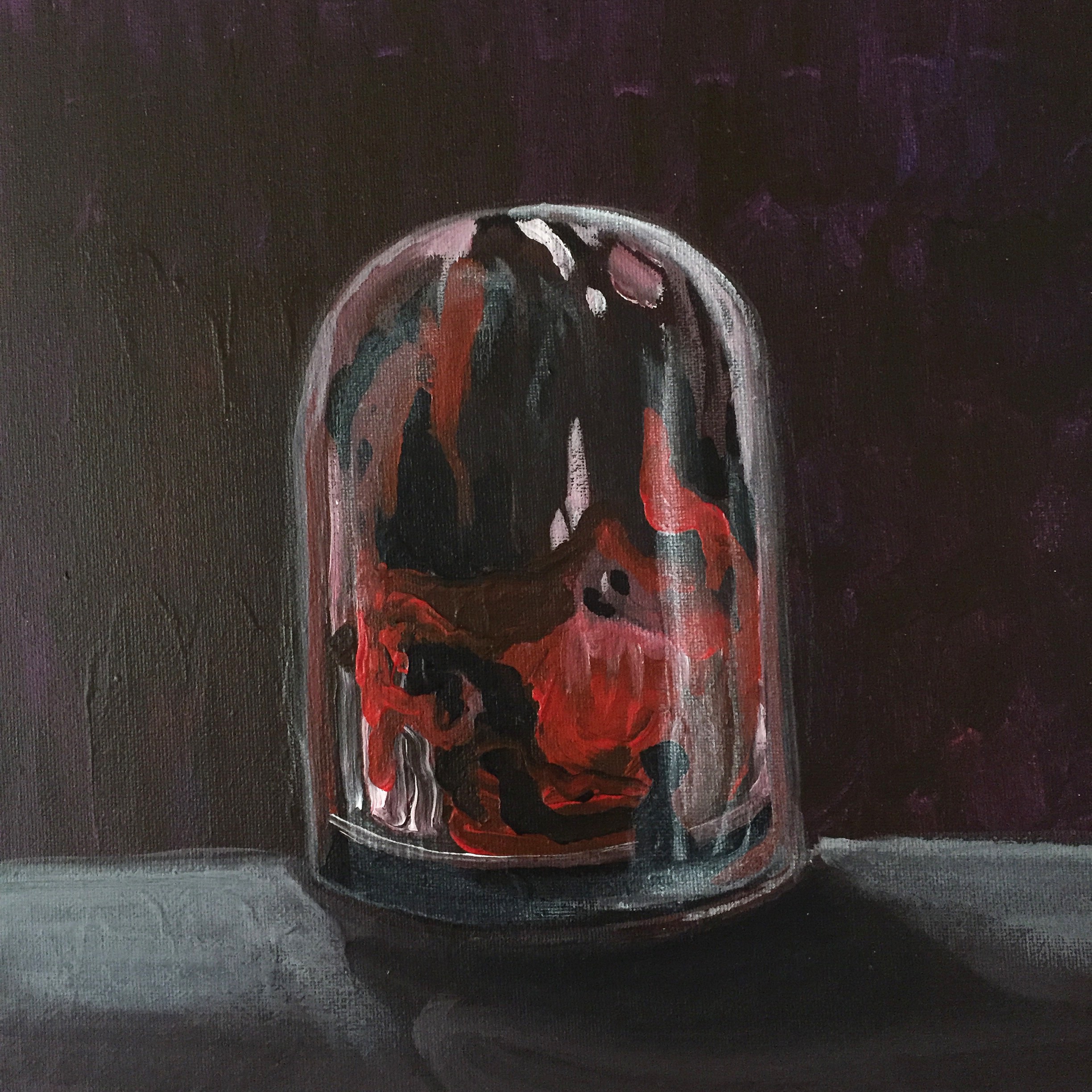 All that was left of them after their days had come to an end. acrylic on canvas 30x30cm.jpeg