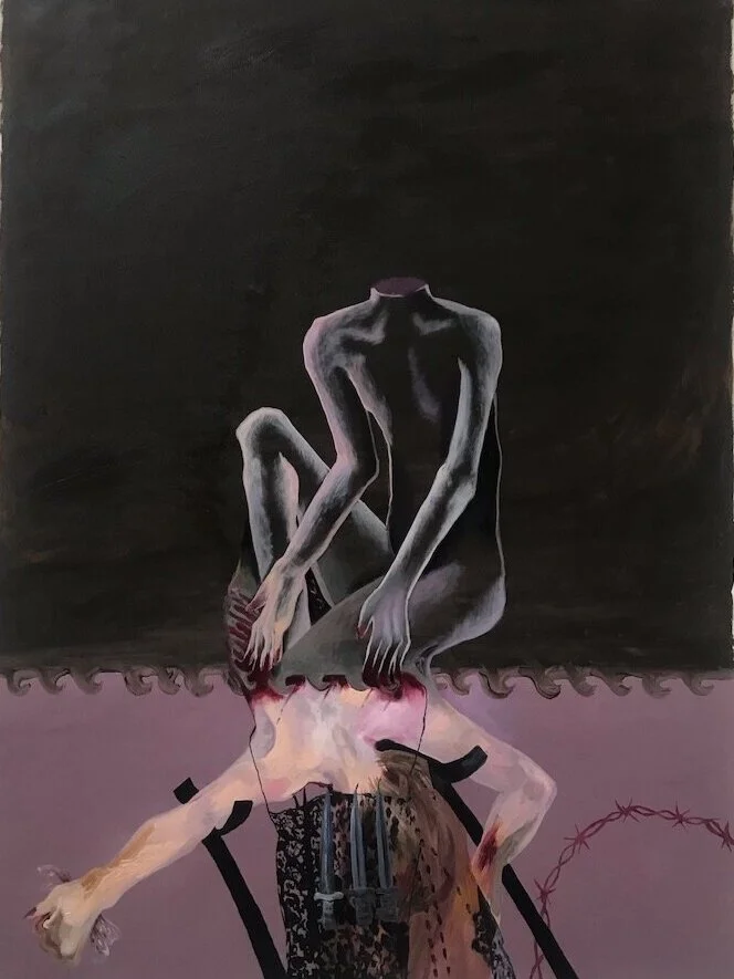 Penal colony 165x125, oil on canvas 2019