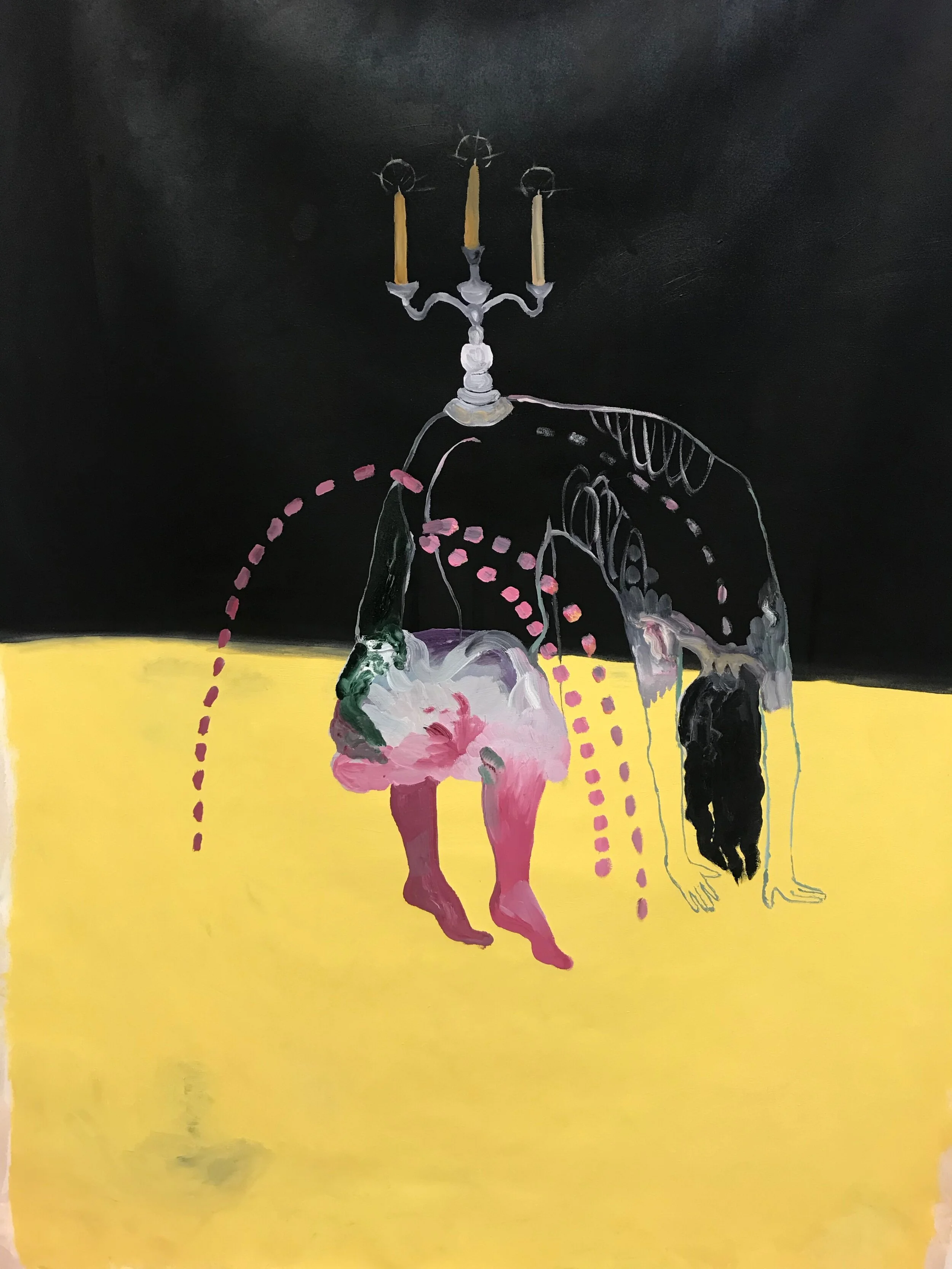 Take a bow! 165x120cm, oil on canvas 2018