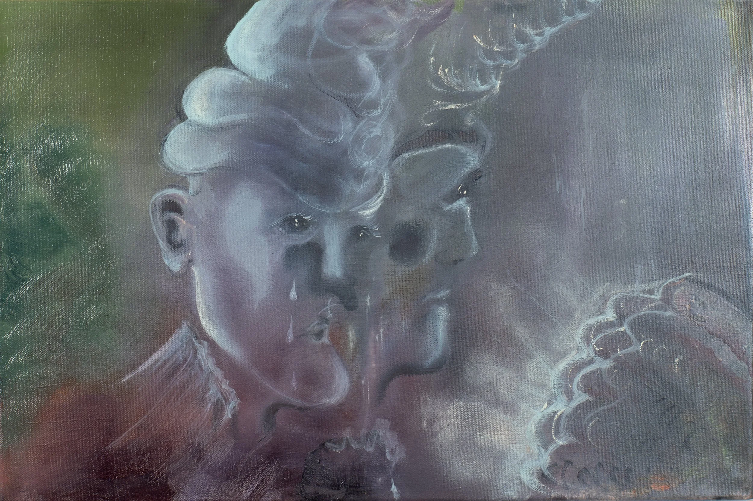 "Treasure hunters" oil on canvas, 30 x 49 cm, 2024