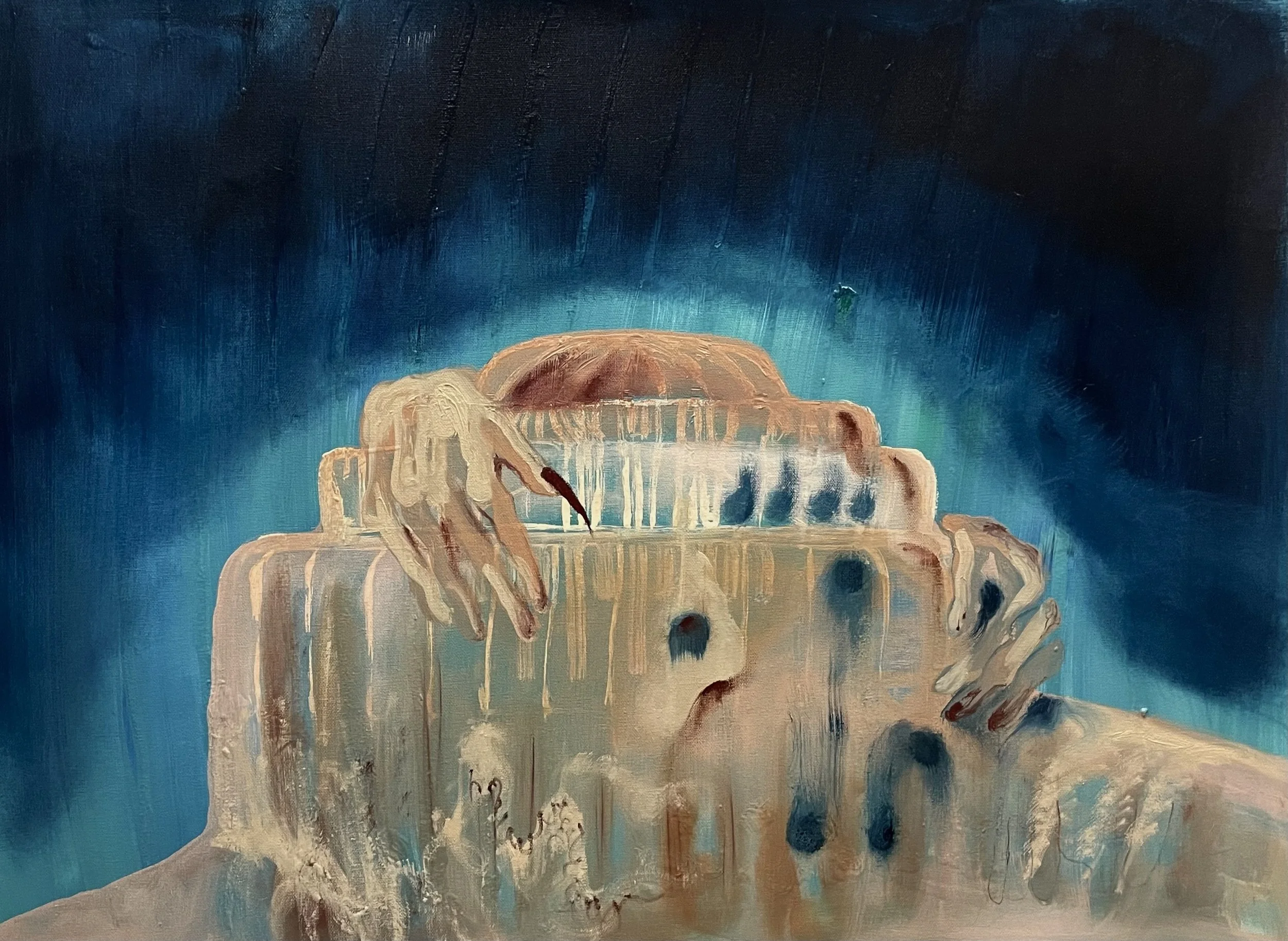 "All mine. Dream II" oil on canvas, 50 x 67 cm, 2024