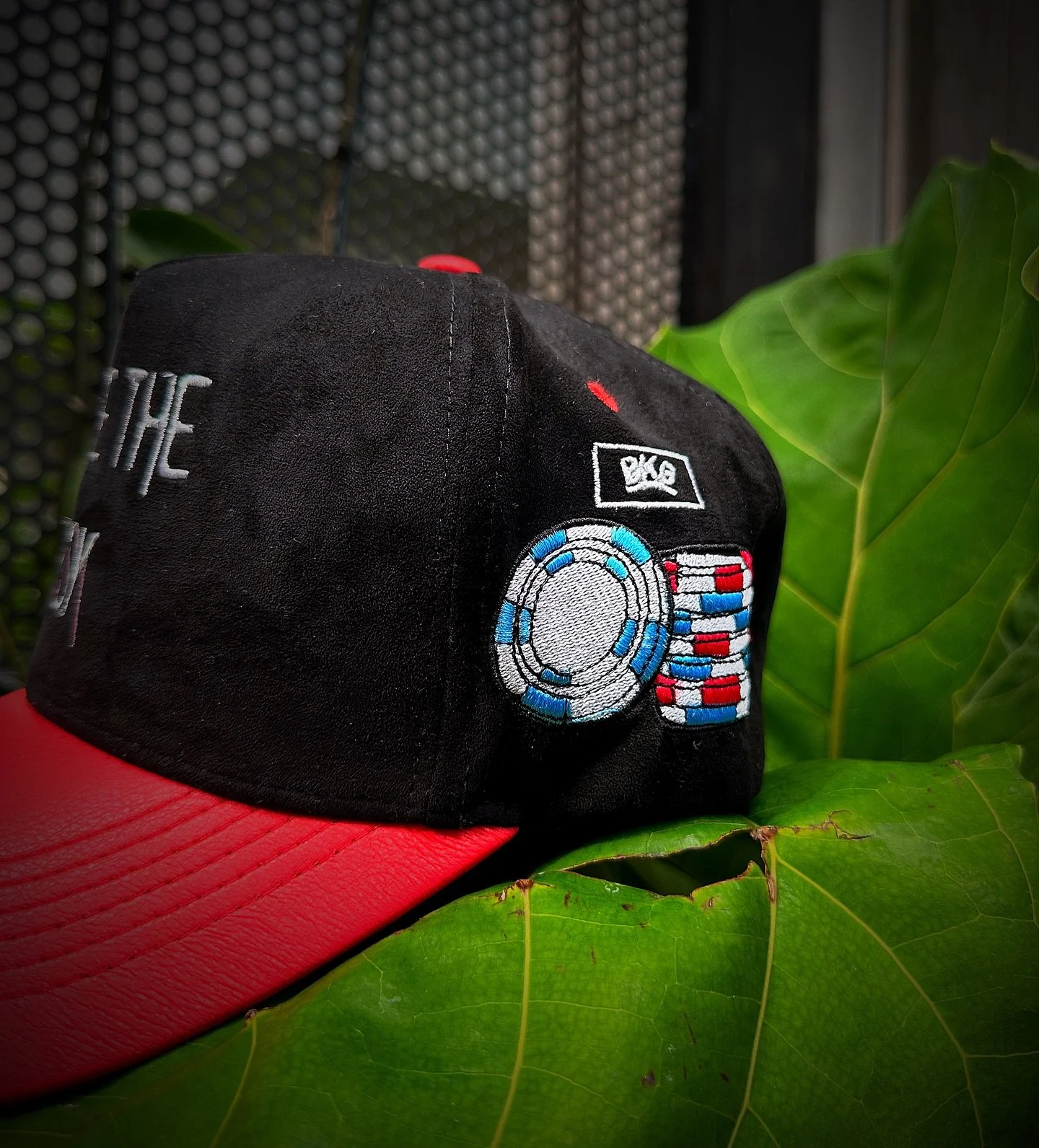 Bet on yourself every time. 🎲

This BKB original is designed for the bold &mdash; featuring premium embroidered dice artwork and our &ldquo;Take The Risk&rdquo; motto stitched front and center. Finished with a contrasting bill in suede, leather, or 