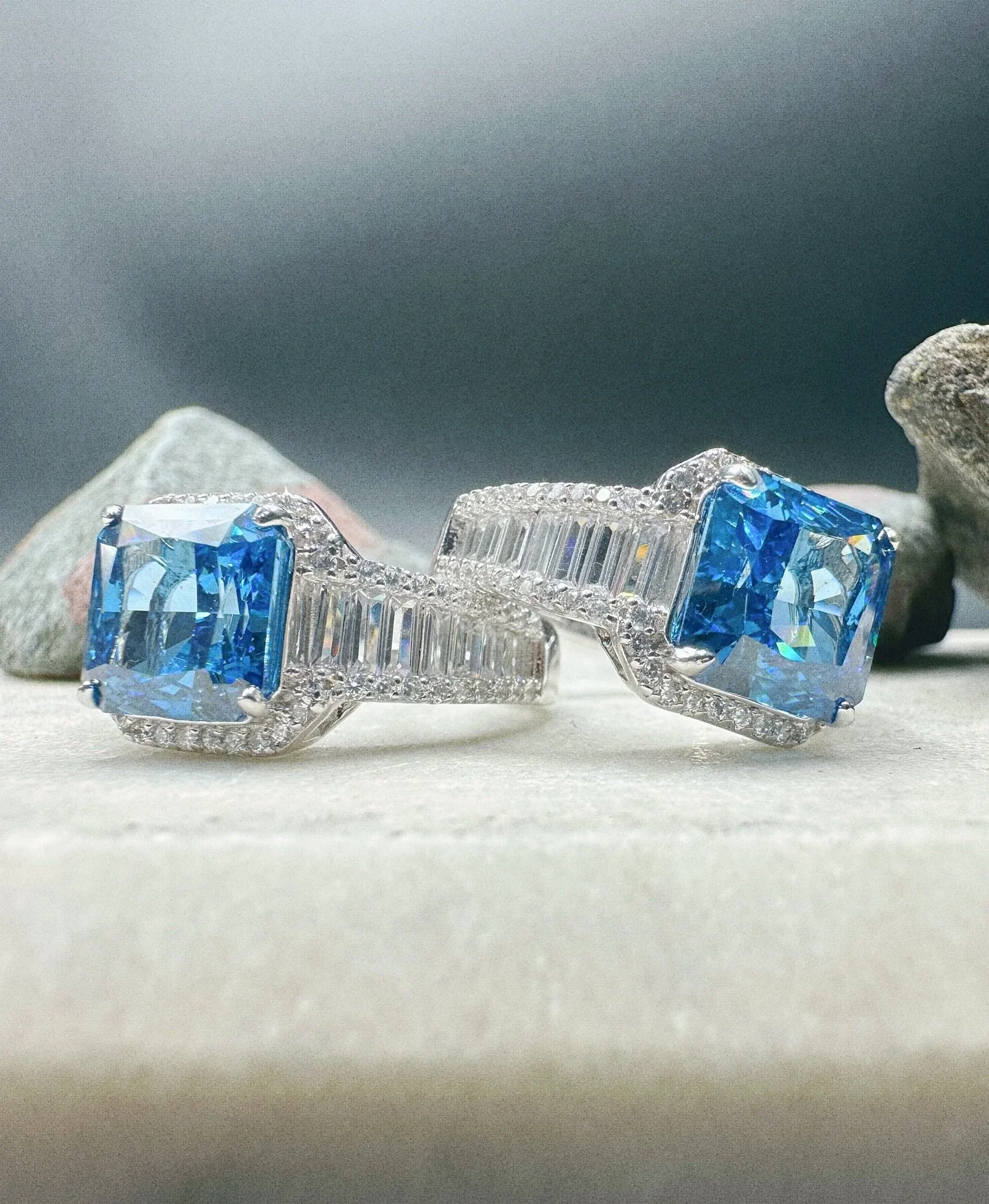 Blue Stone (Blue Topaz-inspired) &ndash; Symbolizing calm, wisdom, and strength, the blue stone is believed to bring balance and clear communication.