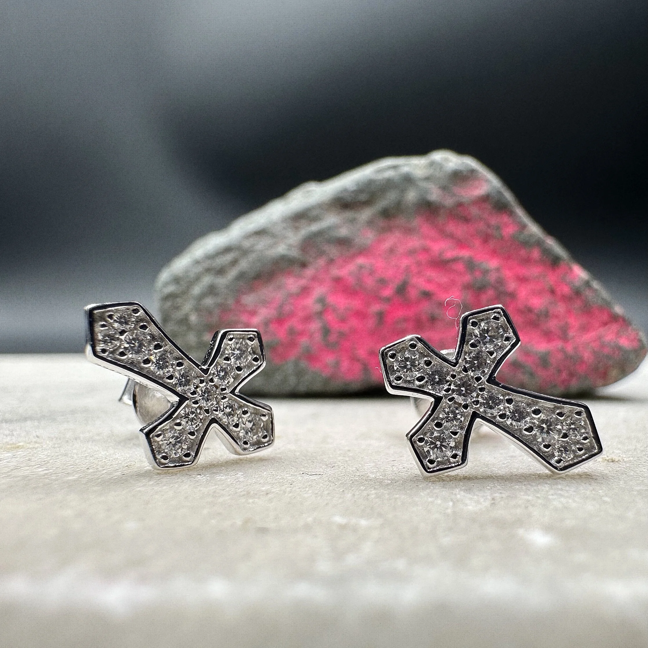BKB MINI CROSS EARRINGS &bull; BKB ESSENTIALS 💎