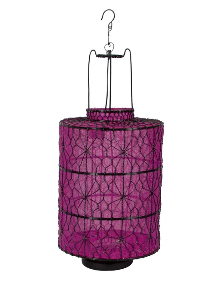 Cobi Style Fabric Lantern in Pink, Amanda’s House Of Elegance ($34.95)