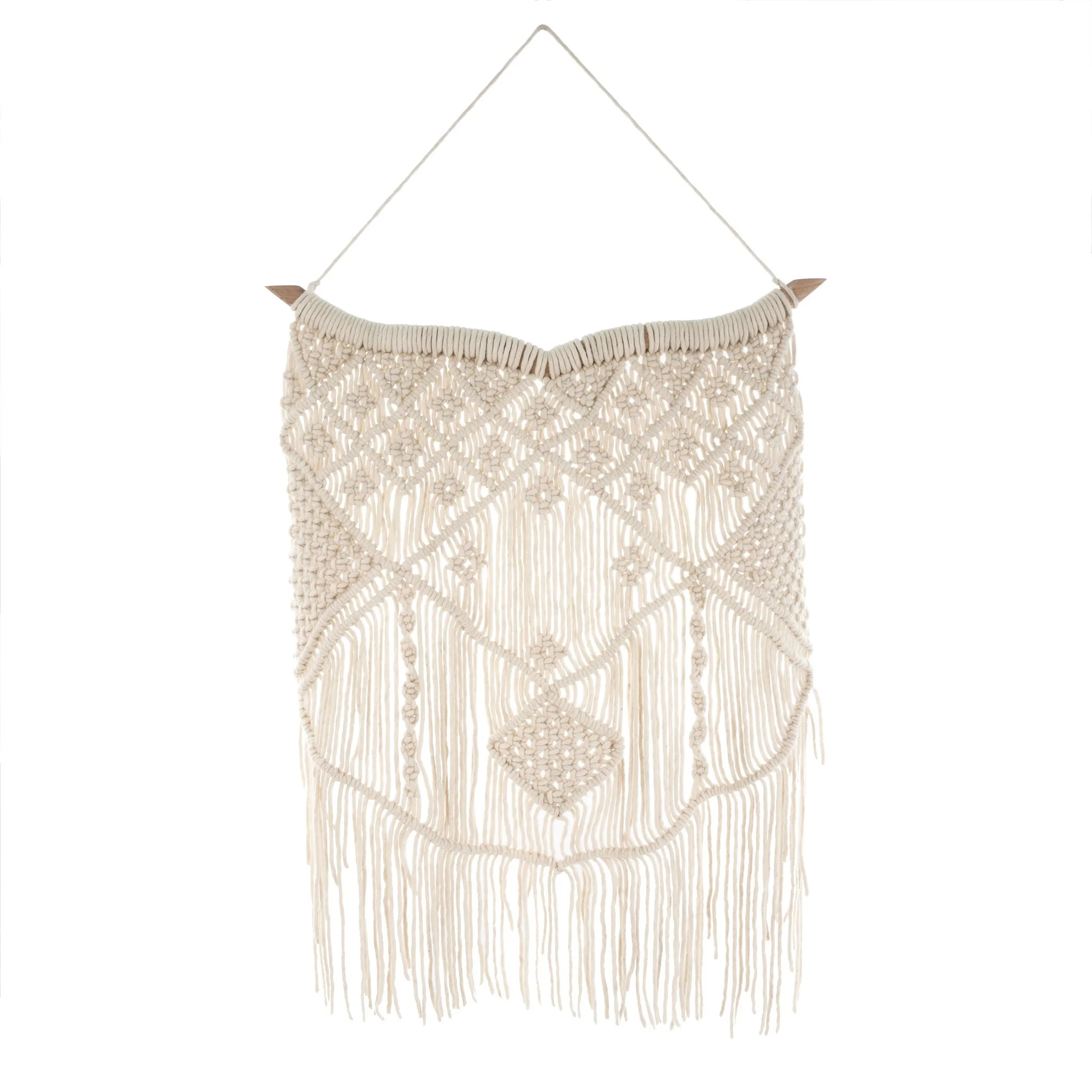 Wool Macrame Wall Hanging in Natural, Amanda’s House Of Elegance (Special Order Only) ($86.95)