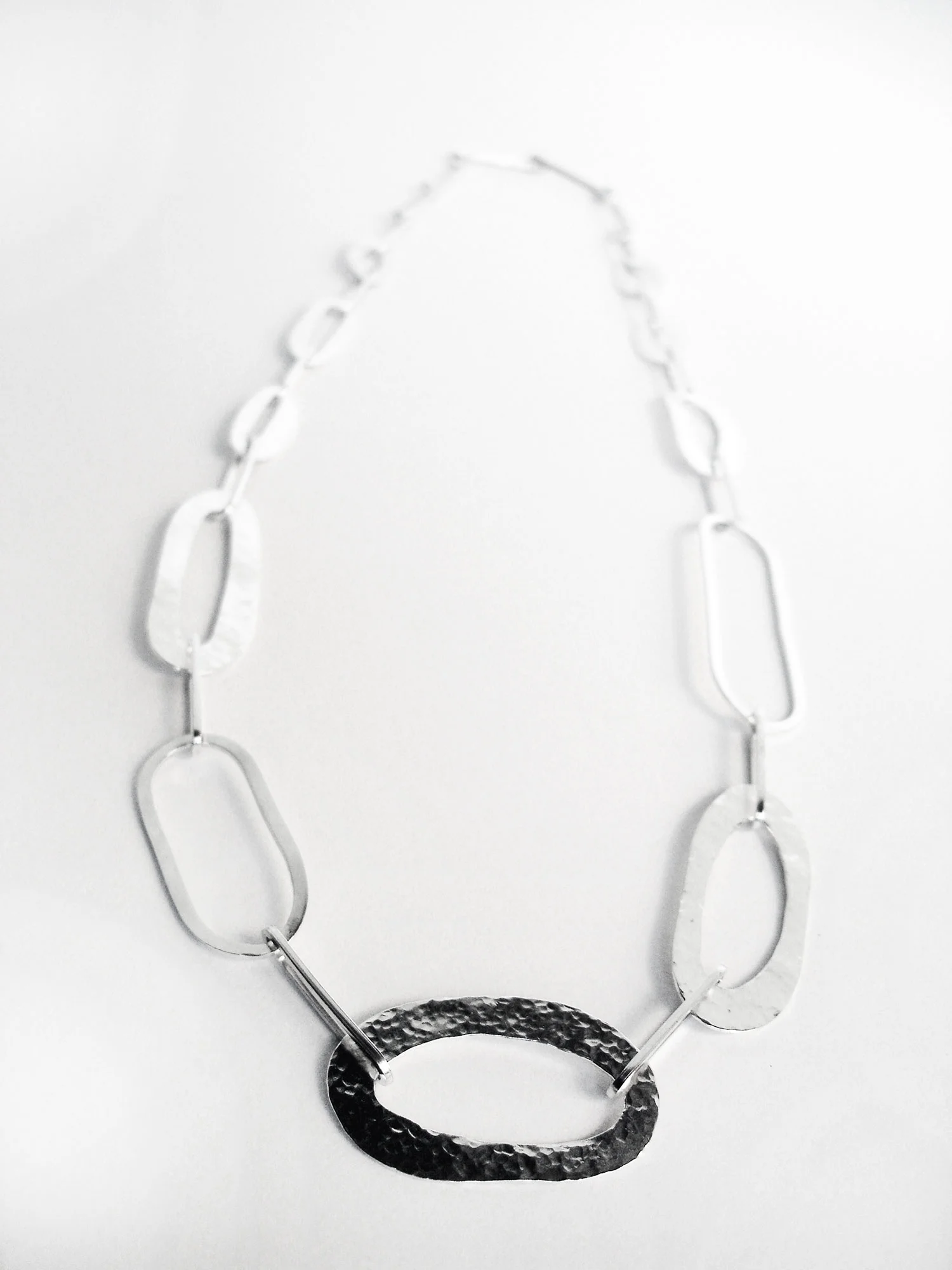Hammered Link Chain