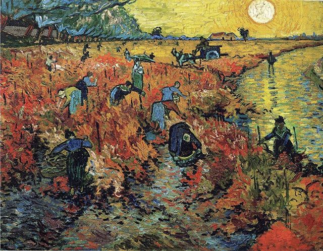 على الرغم من زخم إنتاجه الفني إلا أن فينسنت فان غوخ لم يبع سوى لوحة واحدة طيلة حياته، وهي &quot;الكرم الأحمر&quot;. واشترت اللوحة سيدة بلجيكية وفنانة انطباعية تدعى آنا بوخ. &rlm;chicagotribune.com

The only painting sold by Vincent van Gogh in his li