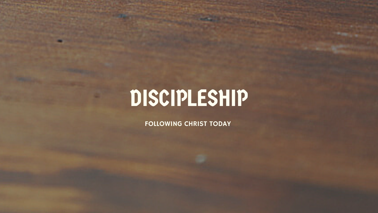 Discipleship - Following Christ episode artwork