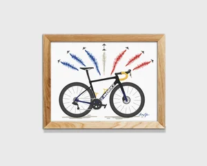 Tour De France Stage 8 Patrouille De France Illustration Holly