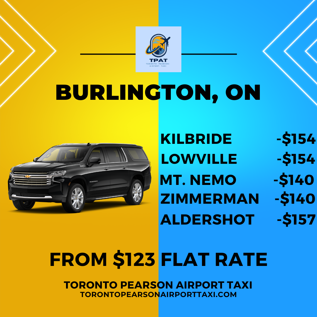 Burlington, ON to YYZ (SUV)