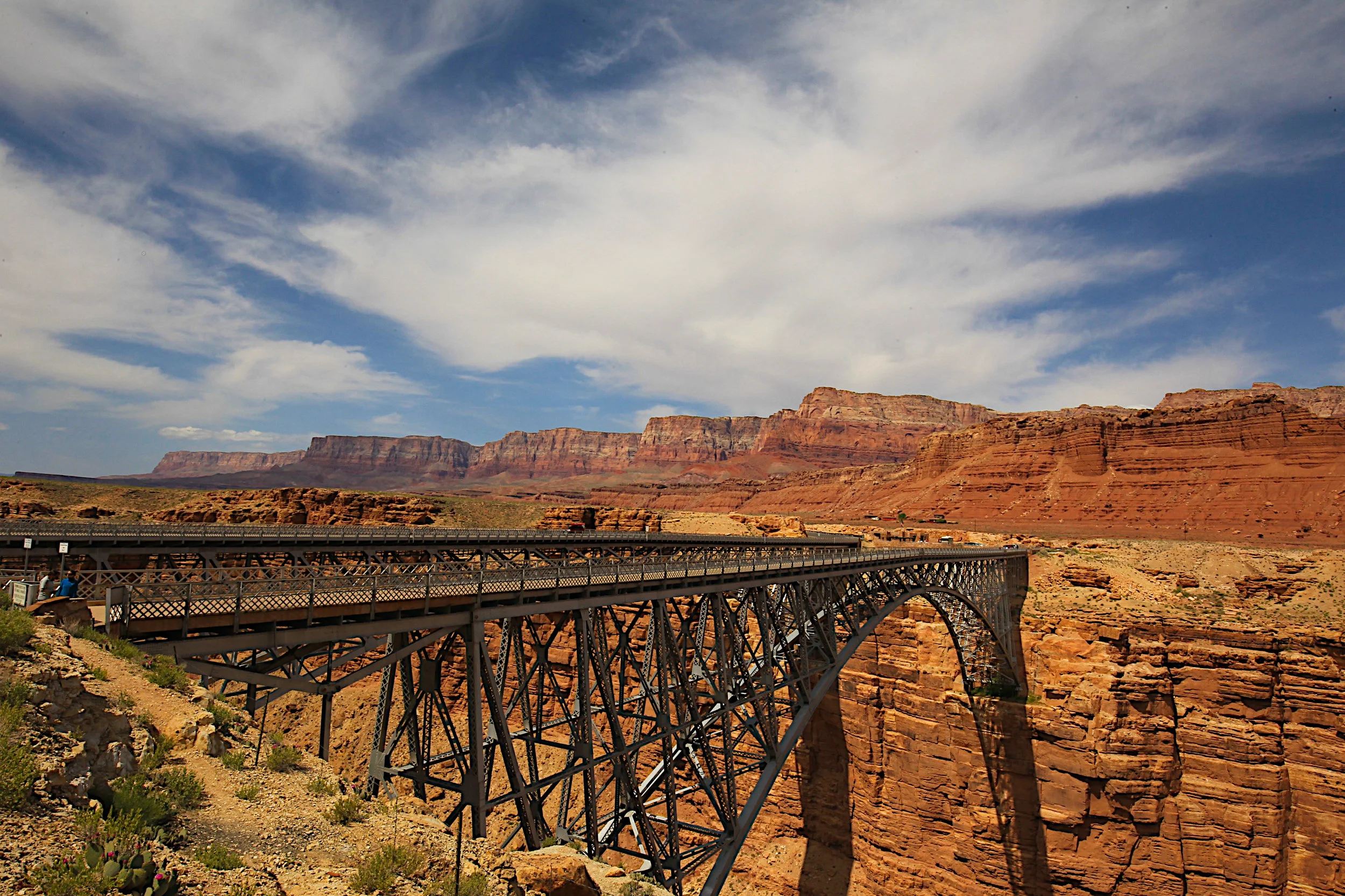  Navajo Bridge, Arizona, near Utah border. 