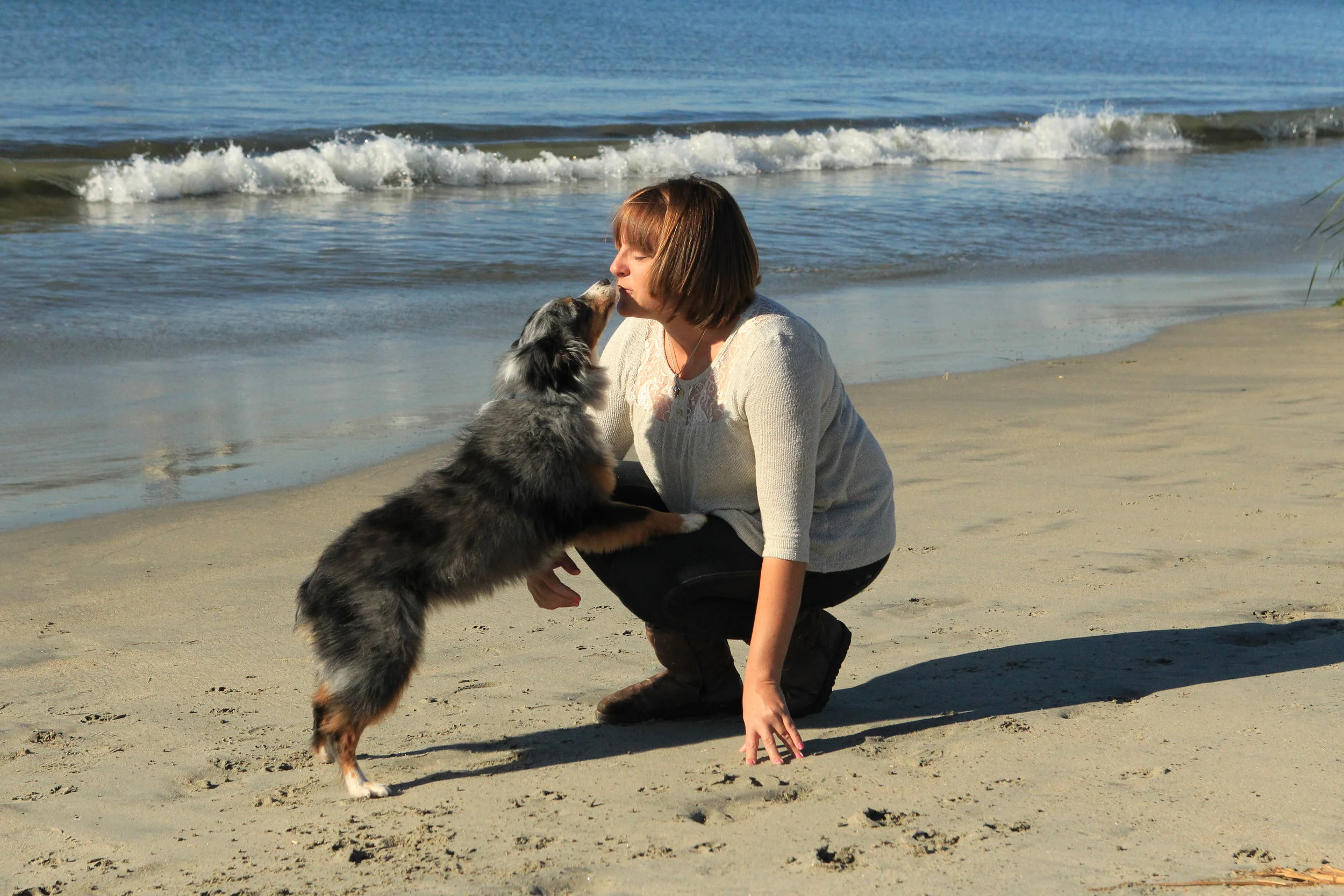  These two, Nicki and Lilly &nbsp;have such a connection.&nbsp;Love is always a kiss. Long Beach, Ca. 