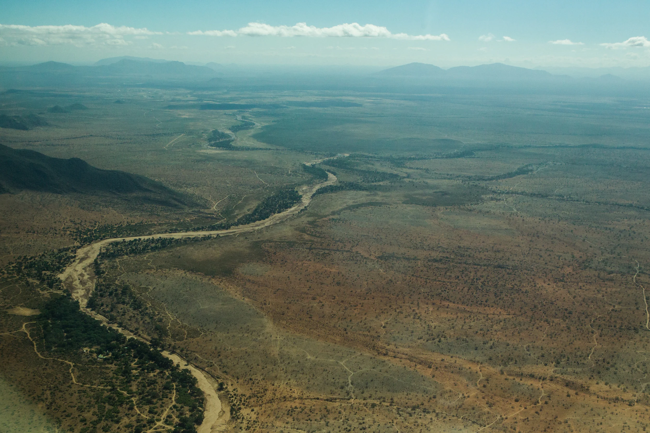  Kenya, Africa from the air. 