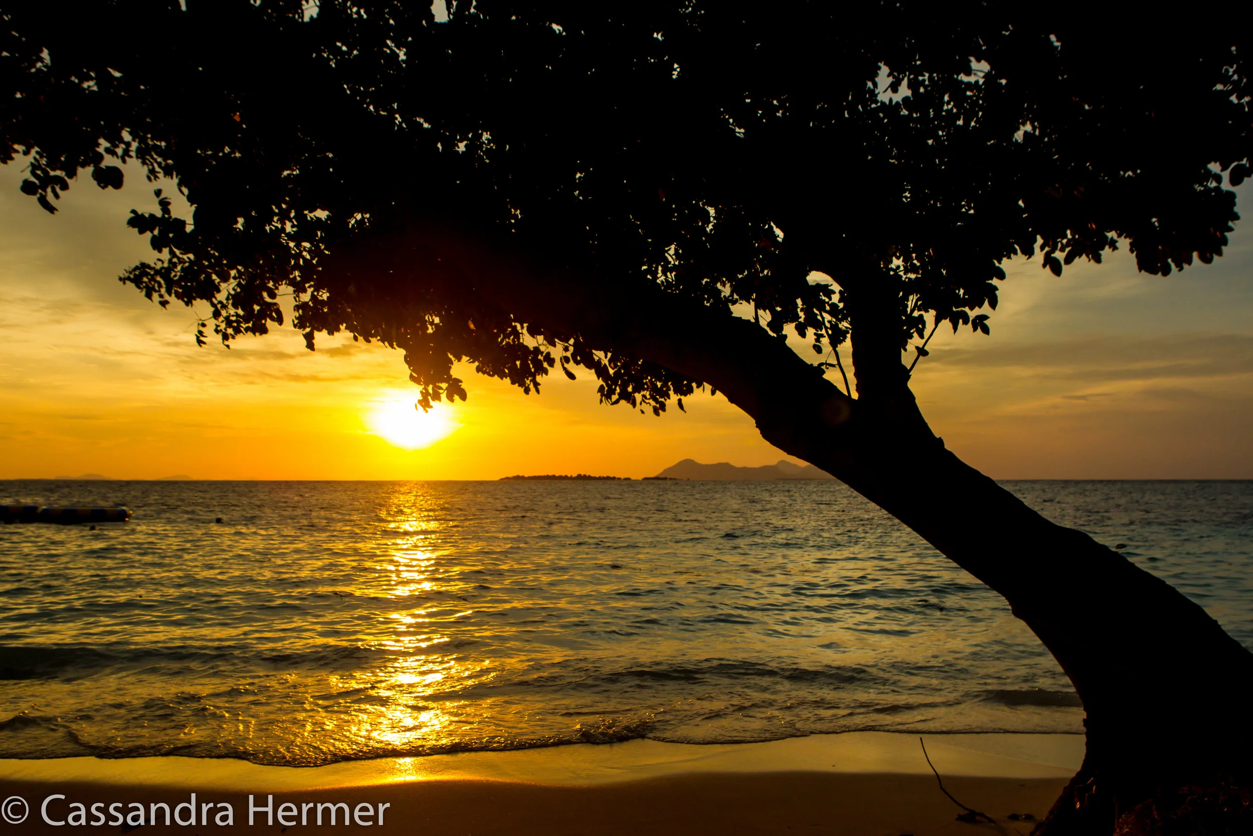  Sunset in Mataking Island, Celebes Sea 