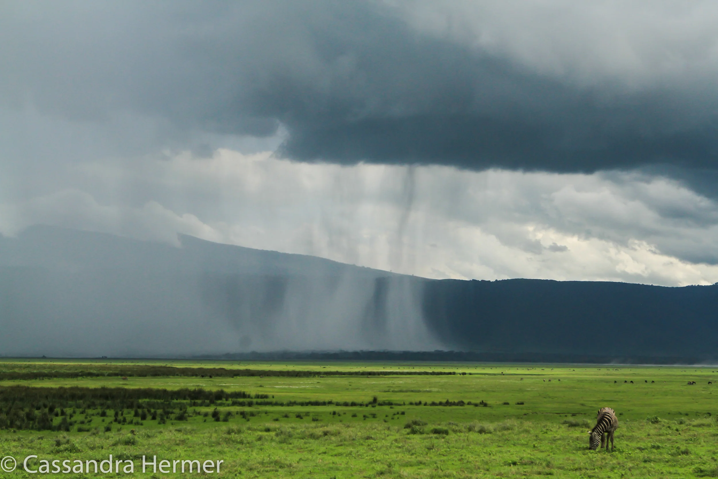  We saw a lot of rain during our trip 