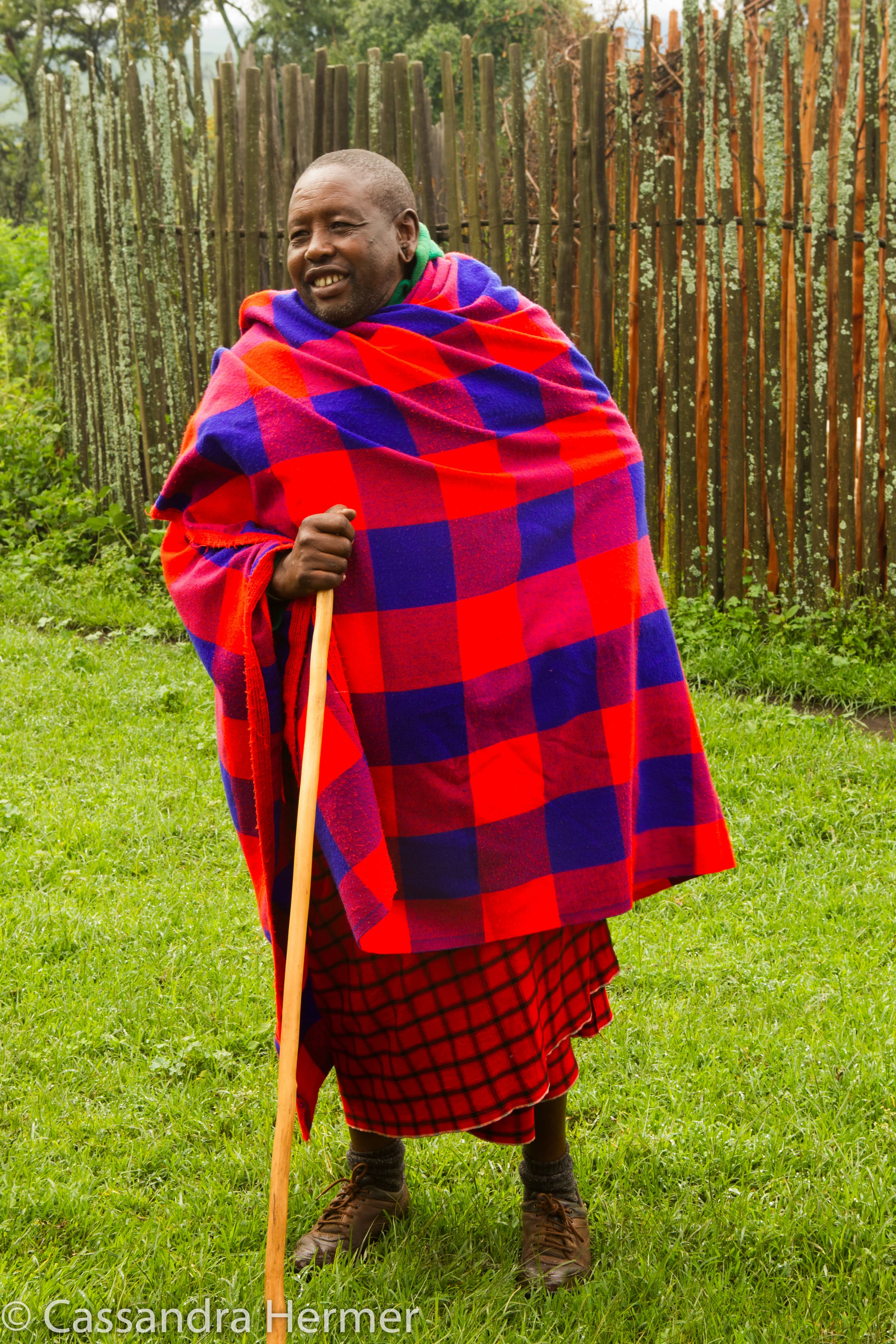  A visit to a Ngorongoro Crater Maasai tribe. The chief gave us a nice welcoming. And invited us to lunch. 