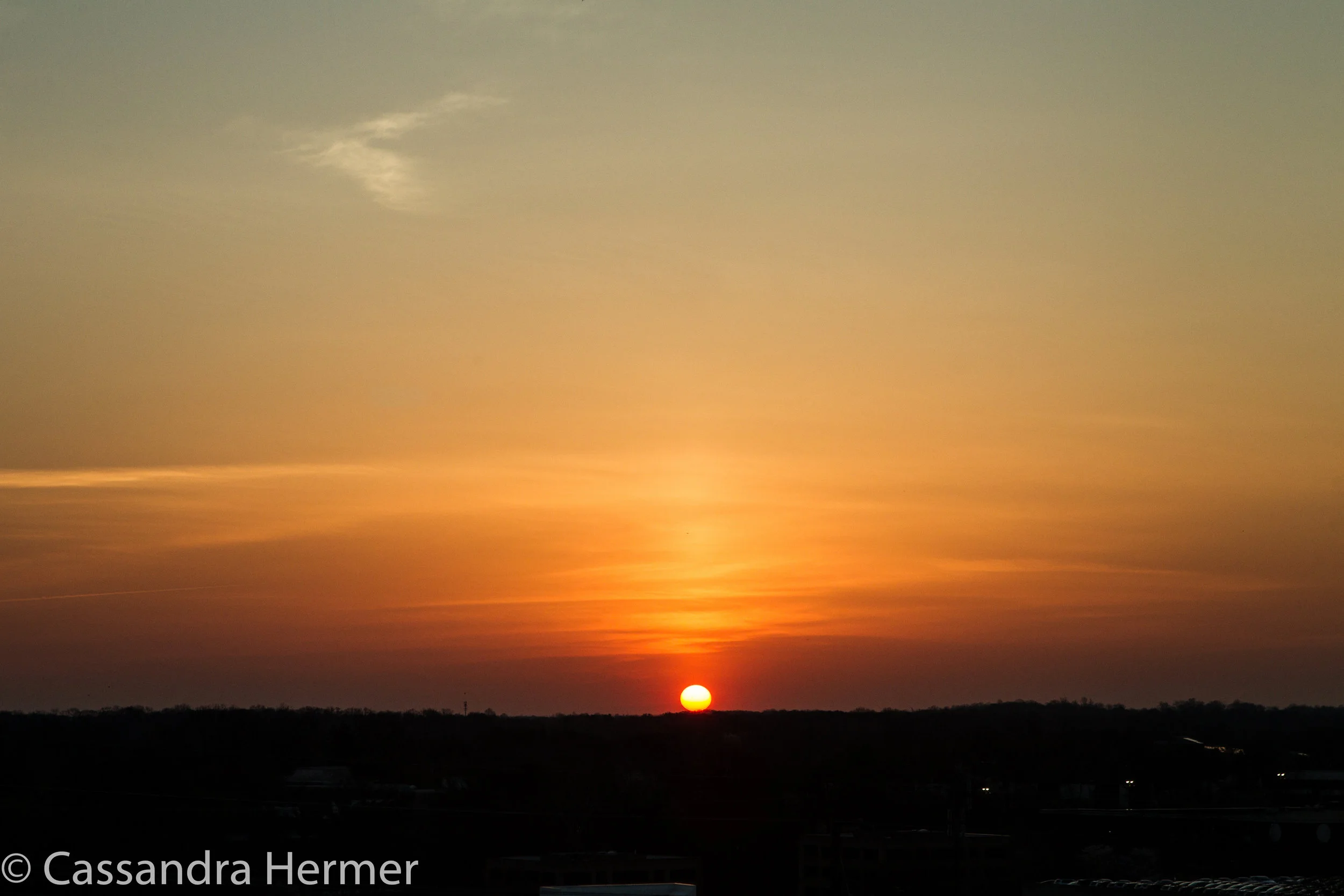  Sunrise over the Chesepeak  Bay, Solomon, Maryland 
