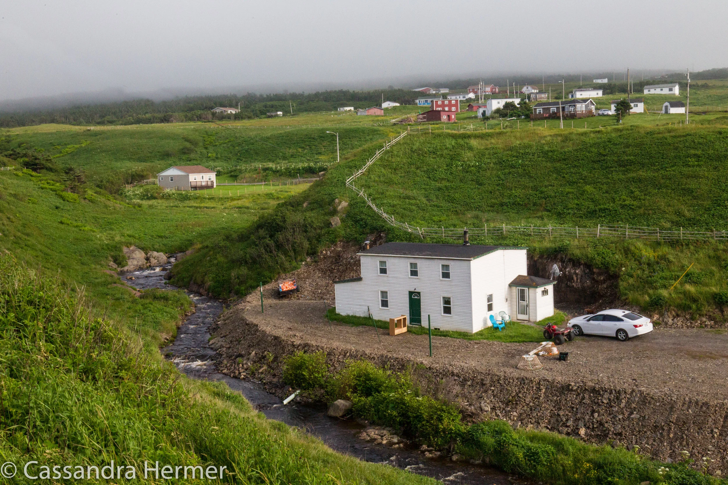  A typical home in St. Bride’s.Population is 252 ( 2016) 