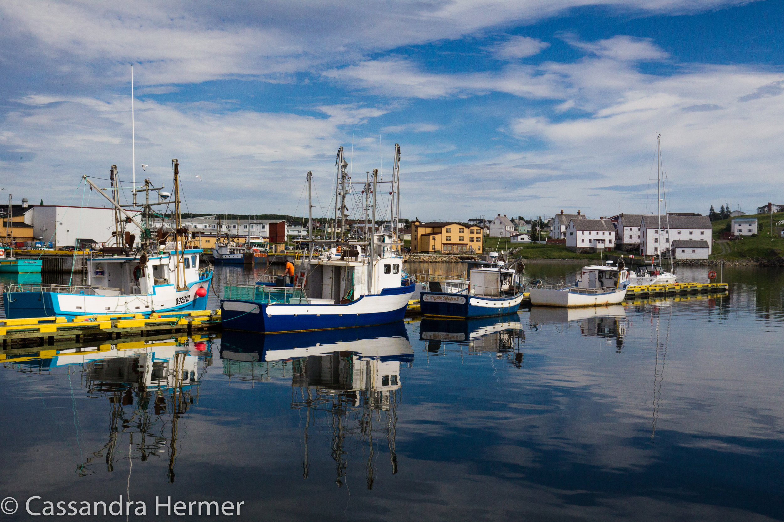  Bonavista, NL, an afternoon exploring and lunch. One of the largest towns in this area. 