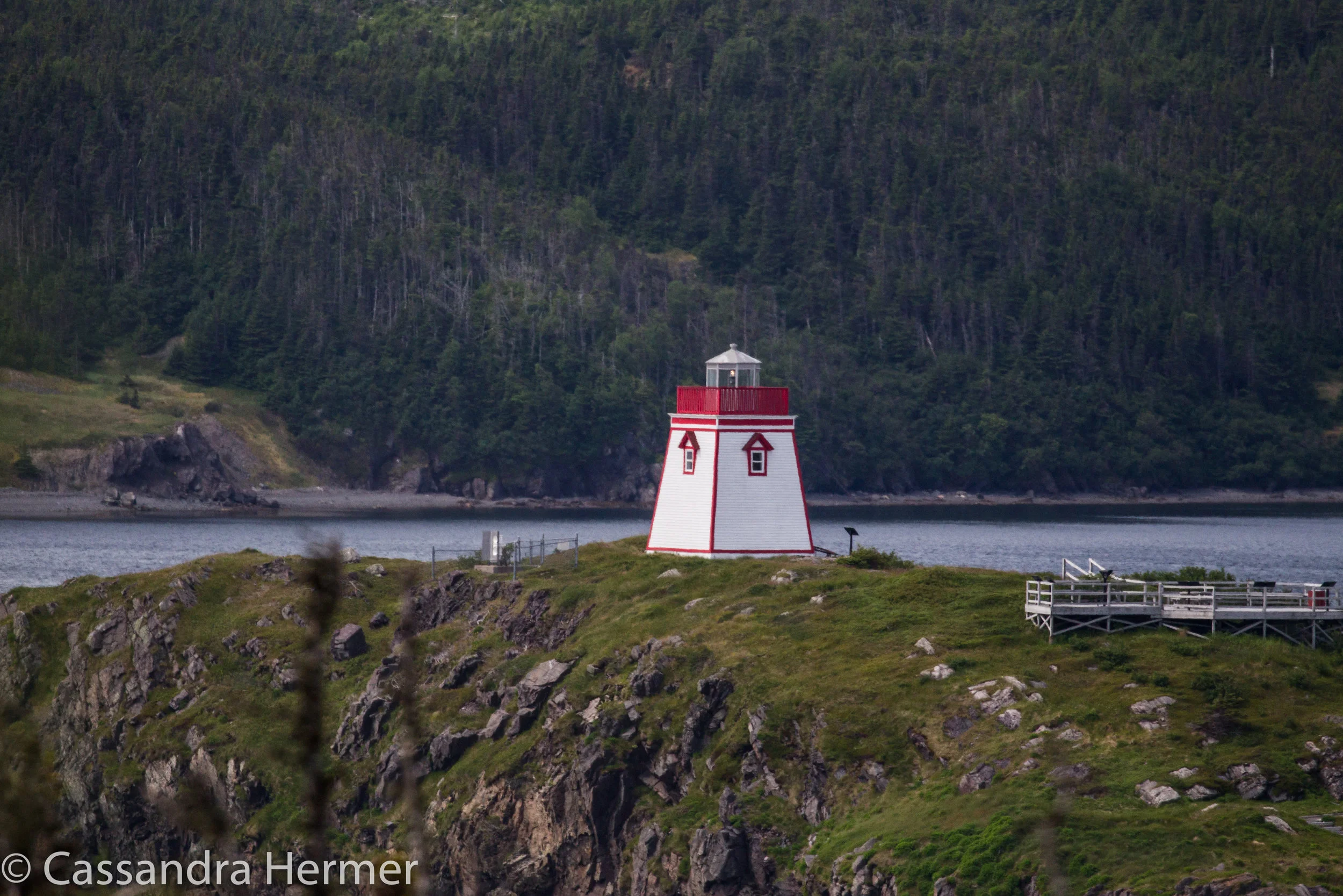  Fort Point Lighthouse at Trinity, NL Rebuilt in 1871. 